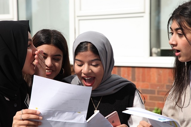 Matthew Moss High School students received their well-earned “fantastic” GCSE exam results