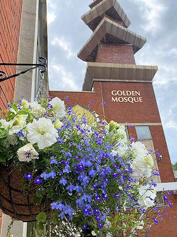 Golden Mosque, one of those participating in Masjids in Bloom last year