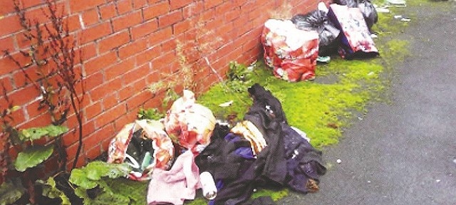 The waste found by council officers in 2018