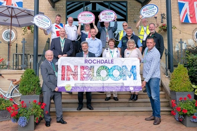 Rochdale in Bloom judging 2021