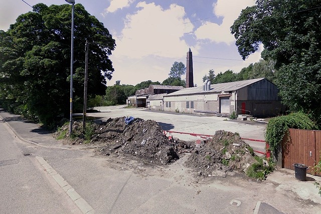 The Tack Lea Works site pictured in 2008 before the building was demolished