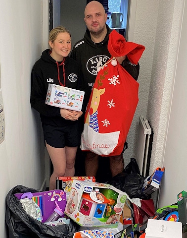 Staff at Littleborough Boxing Club were one of the local organisations who helped collect gifts last Christmas