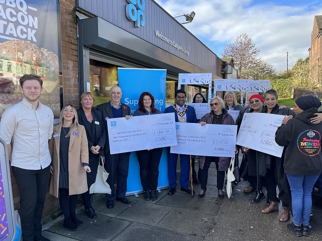 Co-op members have raised over £27,000 for 12 local causes in the last year