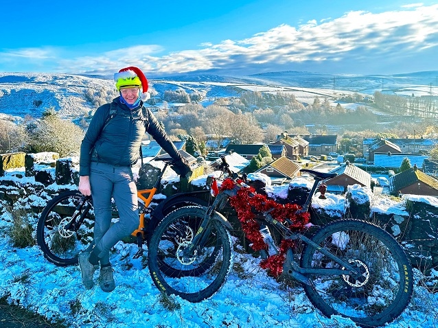 The Littleborough MTB Rides group's annual Christmas ride