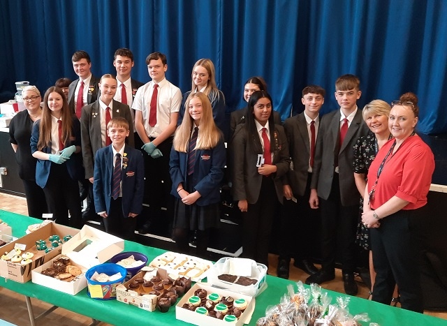 A Macmillan fundraiser at Whitworth Community High School