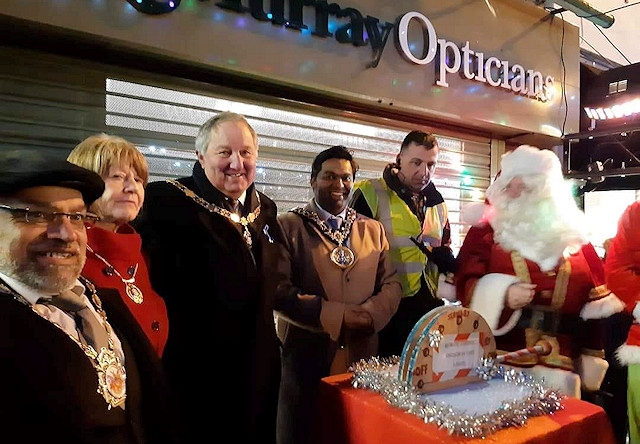 Norden Christmas lights switch-on