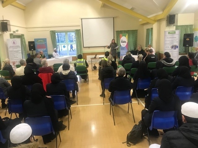 The hate crime awareness event at Deeplish Community Centre