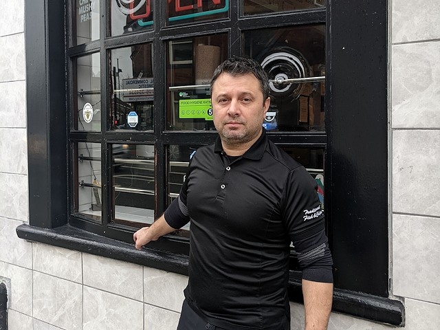 Anil Ozdemir, owner of Tony’s Chippy, Oldham Road, Rochdale