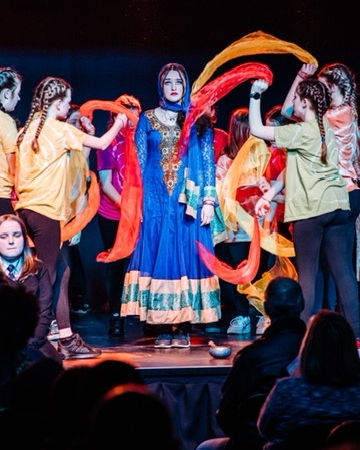 A recent performance of The Ramayana Reset