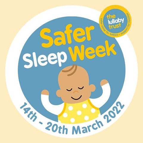 Safer Sleep Week logo March 22