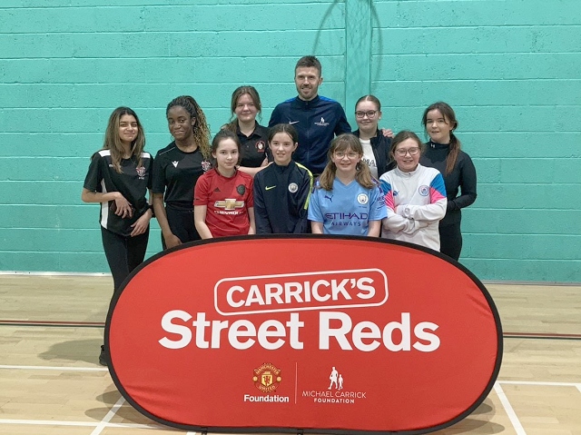 Michael Carrick at Middleton Technology School