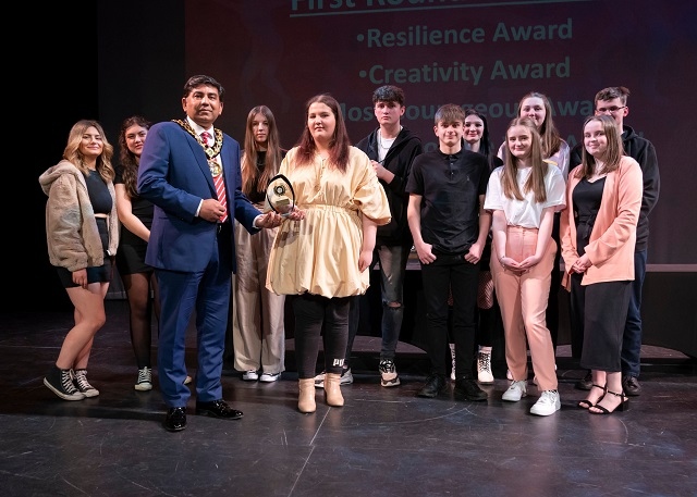 Darnhill Youth Group won the ‘Inspiring Communities’ Award 