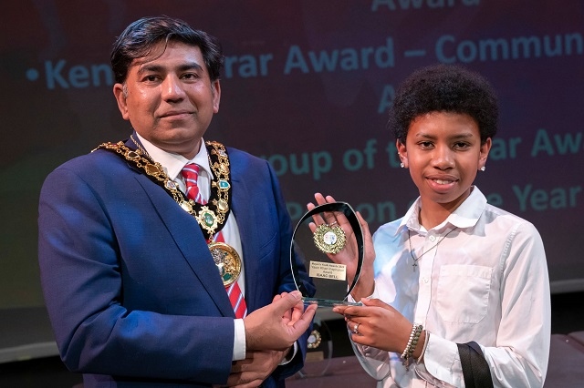 Isaac Bell won the ‘Yasin Khan Inspiration’ Award