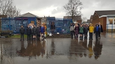 Every child at St Michael's planted a tree