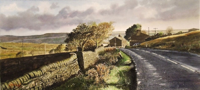 “Road to nowhere...” Blackstone edge.    27 x 15” approx image size.