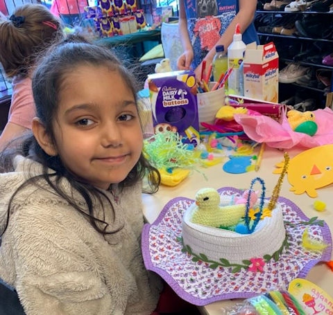 Parents Against Grooming UK held a special Easter-themed craft club for children of all ages