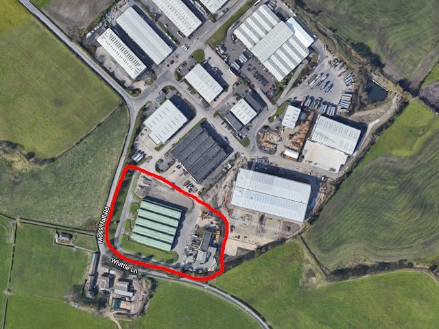 The existing units B and G on Birch Industrial Estate