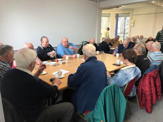 Blokes at Hare Hill House