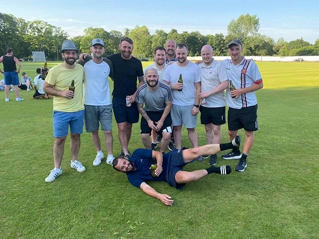 The Farrar family had a charity cricket tournament with teams made up of people known to Kenny