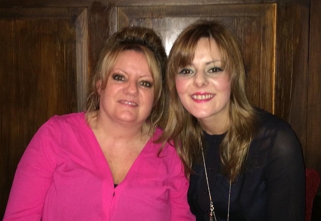 Natalie Power (right) and her mum, Karen Holt (left)