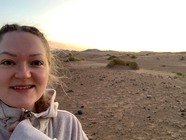 Rebecca Graham trekked across the Sahara