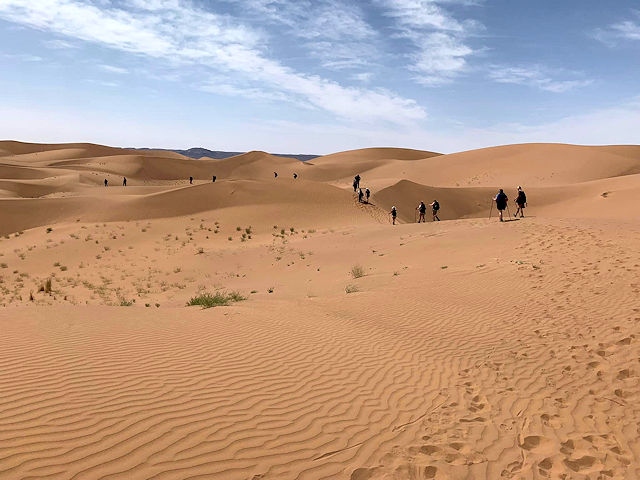 Rebecca Graham trekked across the Sahara