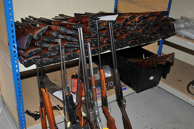 A total of 139 firearms - including a self-loading pistol and sawn off shot gun – were handed in