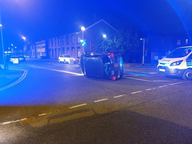 The scene of the collision on Halifax Road