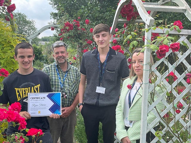 Ryan Fletcher, Roy Down (Petrus PIER Engagement And Development Worker), Evan (Adult Workforce Team at Rochdale Council), Sarah Pollard