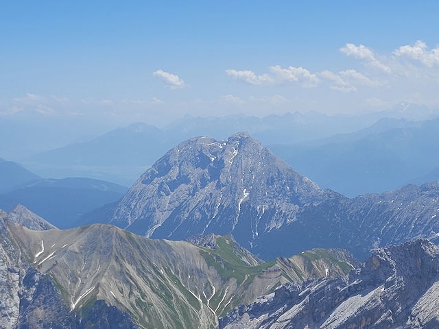 The view from Zugspitze