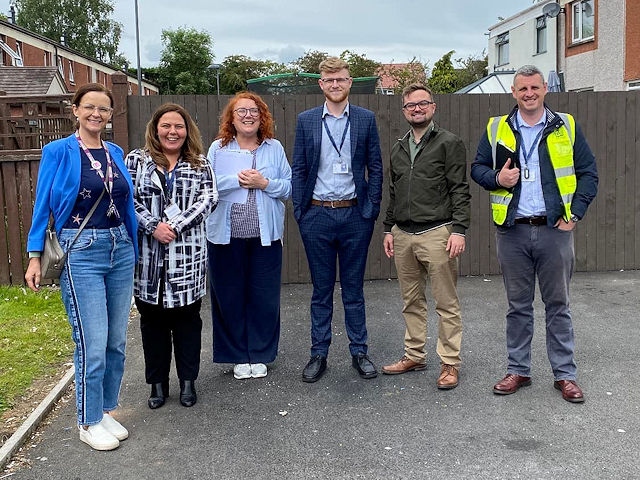 Ward councillor Dylan Williams met with Rochdale Boroughwide Housing and Rochdale Borough Council on Thursday morning (9 June)