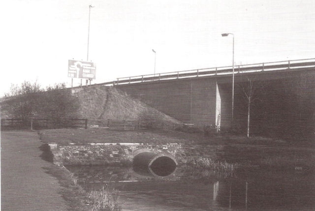 Restoration challenge – canal line obliterated by A627(M) roundabout