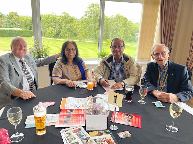 Hosted by the humanitarian service organisation Rochdale East Rotary Club, the dinner evening raised funds for Aquabox, Project Harar and the Rotary shoebox scheme