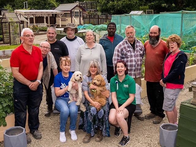 Mind in Rochdale’s community garden has received a summer spruce up 