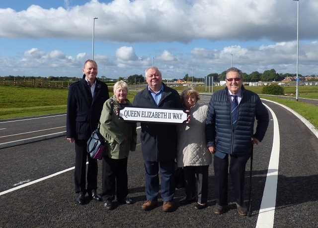 The council is applying for permission to name the road in Heywood as Queen Elizabeth II Way