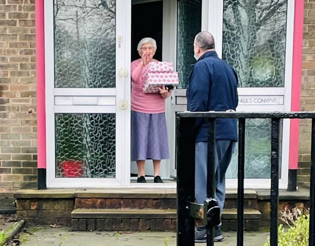 Last year local resident Georgina Jacques and her dad delivered over 150 boxes to the community’s elderly on Christmas Eve