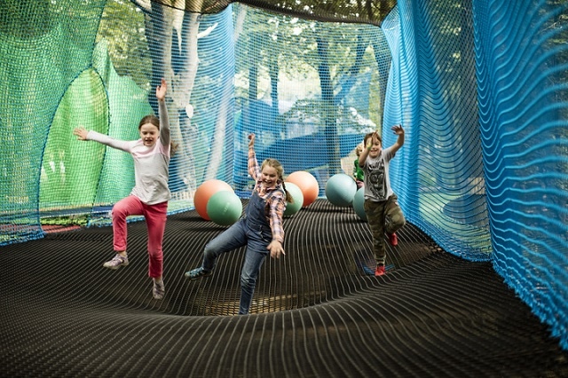 Families who feel they need help can claim free tickets for the Treetop Nets adventure