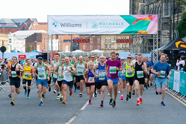 The event attracted runners from across the UK