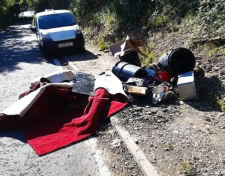 Waste from Mr Bradburn's home was found on Ashworth Road