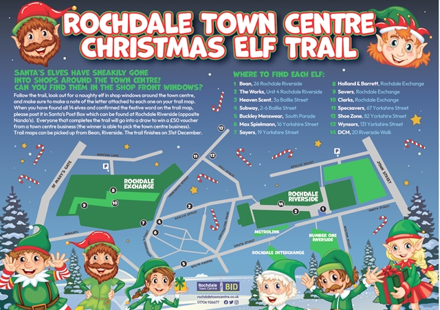 The Elf Trail from the Rochdale BID