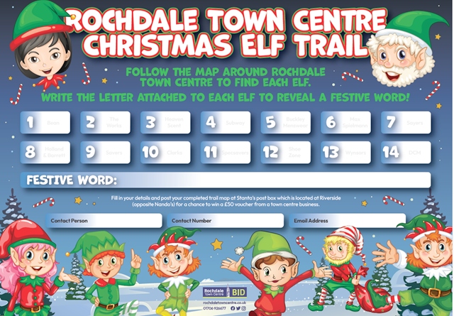 The Elf Trail from the Rochdale BID