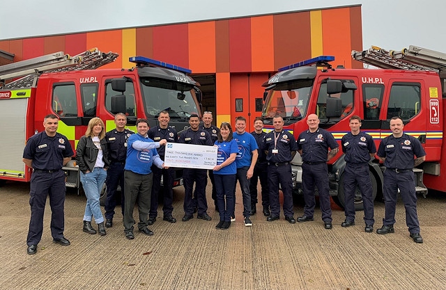 Firefighters from Blue Watch challenged themselves to an extreme endurance event by running the bleep test to the firefighter selection standard every hour, on the hour, for 24 hours for MND