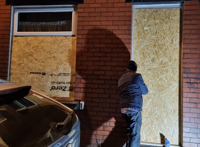 Landlord boards up property in Heywood after problem tenant removed