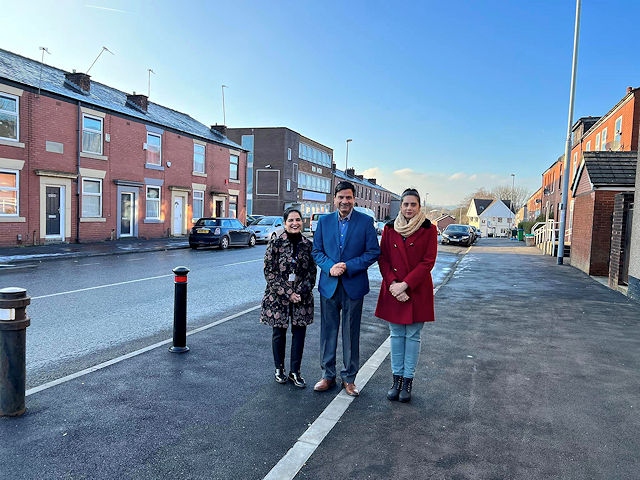 Spotland and Falinge councillors Amber Nisa, Faisal Rana, Iram Faisal