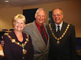 Mayor Cllr Jean Hornby with Henry West and Consort Barrie Hornby