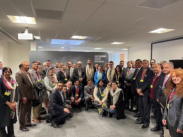 A delegation of Vice-Chancellors and senior representatives from the Higher Education Commission and British Council in Pakistan