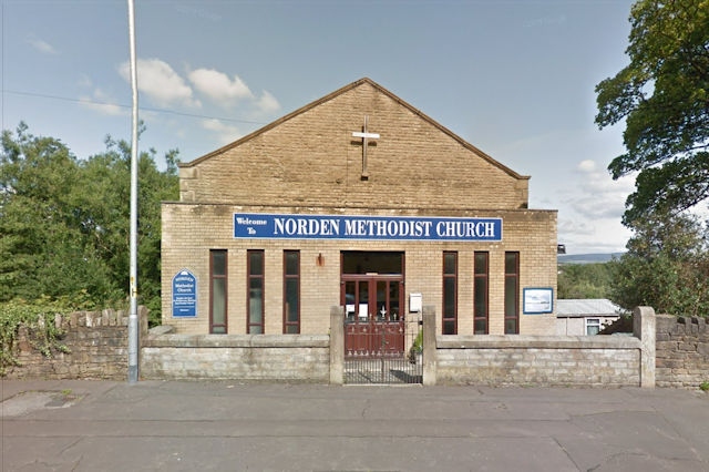 Norden Methodist Church on Edenfield Road