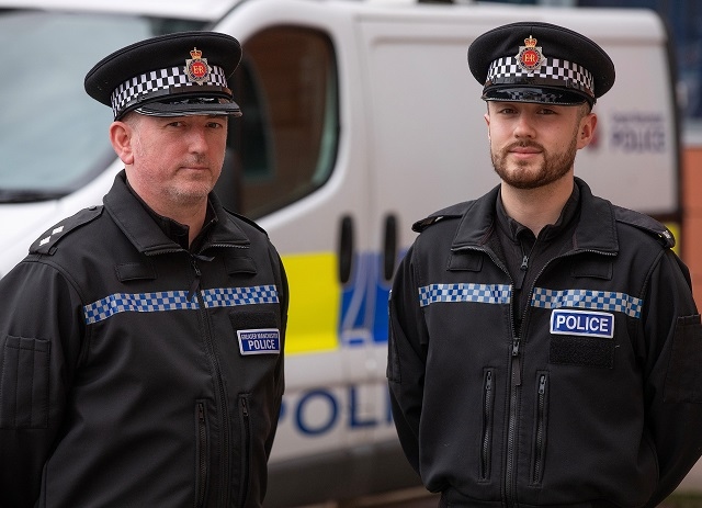 Op Ambition Inspector Matt Shiel and Constable Jamie Acton