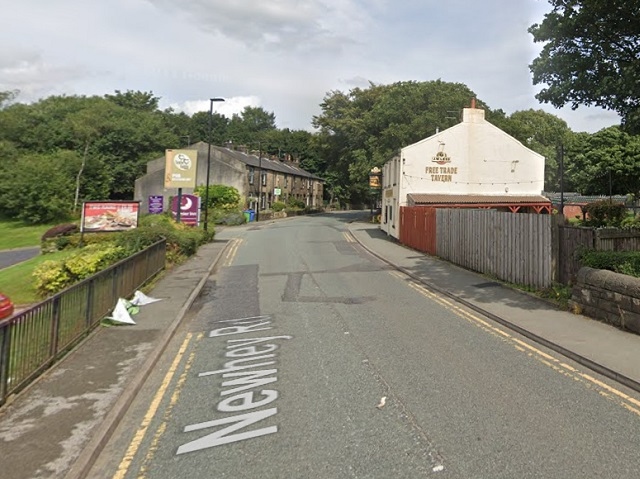 Newhey Road, looking towards Milnrow