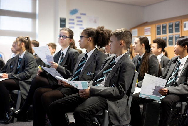 Newhouse Academy Year 7 students take part in the first workshop